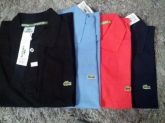 Camisa gola polo Lacoste varias cores