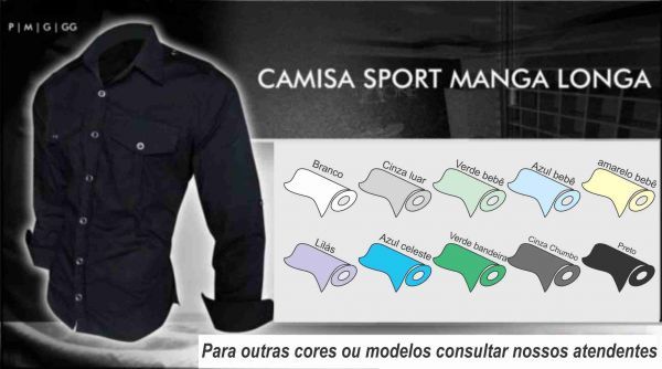 camisas social sport varias marcas