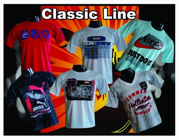 Camisetas diversas marcas famosas