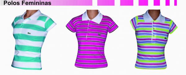 Camiseta golo polo Feminina
